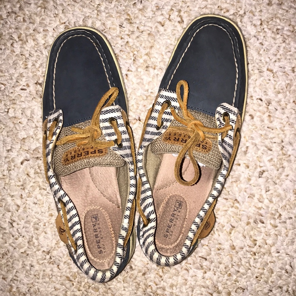 Navy Blue Sperrys